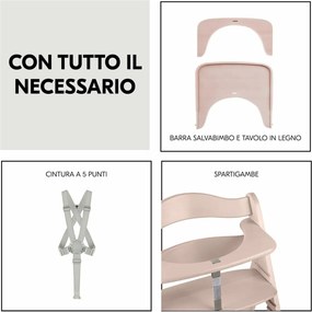 Καρεκλακι φαγητου μωρου Hauck Γκρι