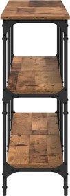 vidaXL Τραπέζι κονσόλας Παλιό Ξύλο 200 x 29 x 75 cm
