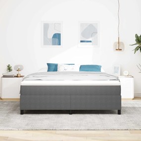 vidaXL Κρεβάτι πλατφόρμα Ανοιχτό γκρι 180 x 200 cm