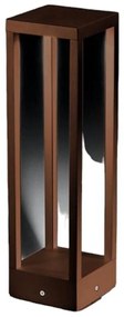 Φωτιστικό Δαπέδου Home LD0254R3 14,1x14,1x50cm Led 15,8W 3000K IP65 Corten Zafferano