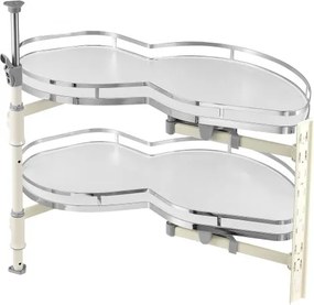 VEVOR 2 Tier Swing Right Blind Corner Cabinet Pull Out Soft Close Organizer