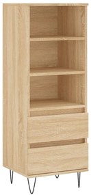 vidaXL Ντουλάπι Sonoma Δρυς 40x36x110 εκ. από Επεξεργασμένο Ξύλο