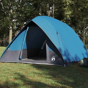 vidaXL Σκηνή Camping 2 ατόμων Αδιάβροχο Μπλε ταφτάς