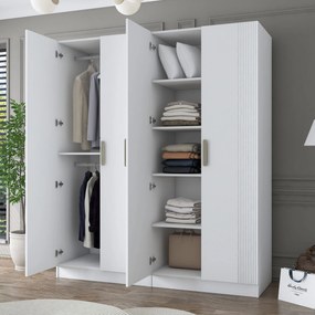 Ντουλάπα Λευκό BREFU 180x57.5x210