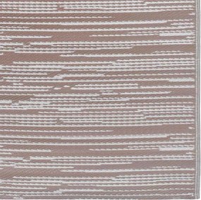vidaXL Χαλί εξωτερικού χώρου ARAKIL καφέ 120x180 cm PP