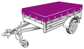 vidaXL Δίχτυ για Τρέιλερ Μαύρο 2,5 x 4,5 μ. από HDPE