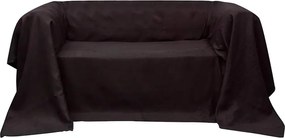 Κάλυμμα Καναπέ Καφέ 270 x 350 εκ. από Micro-suede