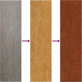 vidaXL Οθόνη Ιδιωτικότητας Κήπου Σκ rusty 50 x 140 εκ