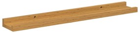 vidaXL Ράφι Τοίχου με ράφι 2 pcs Μπεζ 60 x 9 x 3 cm Επεξεργασμένο ξύλο