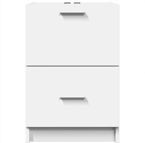 vidaXL Ντουλάπι Νιπτήρα Λευκό 40x37x59 εκ. Επεξεργασμένο Ξύλο