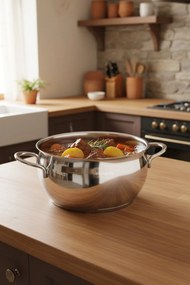 Stewehome Σετ 8 τεμαχίων μισοσφαιρικών κατσαρολών από ανοξείδωτο χάλυβα