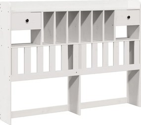 vidaXL Κρεβάτι Βιβλιοθήκη Χωρίς Στρώμα 140x200 εκ Μασίφ Ξύλο Πεύκο