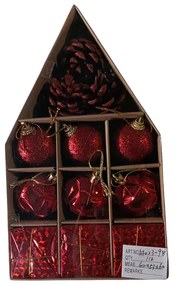 Σετ Χριστουγεννιάτικα στολίδια - 5cm - 12pcs - 023988-023988