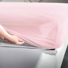 Σεντόνι Jersey Με Λάστιχο Pink La Luna Μονό 100x200cm Με Λάστιχο 100% Cotton