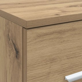 vidaXL Ντουλάπι Μπάνιου Ενδιάμεσο Artisan Δρυς 30 x 35 x 50 εκ.