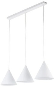 Κρεμαστό Φωτιστικό Οροφής 3xE27 75cm Cono TK Lighting-10011-Λευκό 10011