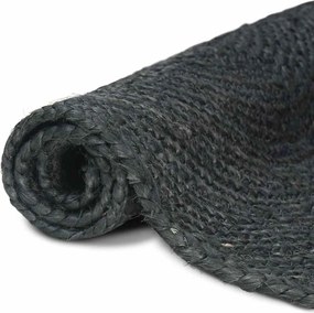 vidaXL Χαλιά χώρου Σκούρο Γκρι 80 x 150 cm Γιούτα