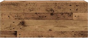vidaXL Ντουλάπι τοίχου μπάνιου Παλιό ξύλο 100x25x40 cm