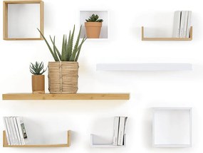 ΡΑΦΙΈΡΕΣ/ΡΆΦΙΑ ΤΟΊΧΟΥ WALL SHELF 60CM WHITE 138953B