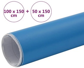 vidaXL Μεμβράνες Αυτοκινήτου 2 τεμ. Μπλε Ματ 100x150 εκ. & 50x150 εκ.