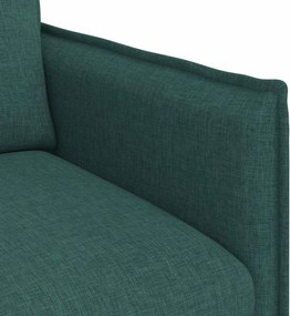 vidaXL Καναπές 2 pcs Σκούρο Πράσινο