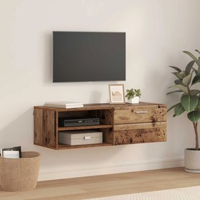 VidaXL Ντουλάπι TV FLORIN 100,5 x 39 x 30 cm Παλαιωμένο ξύλο