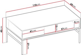 Τραπεζάκι σαλονιού Visso VI-09