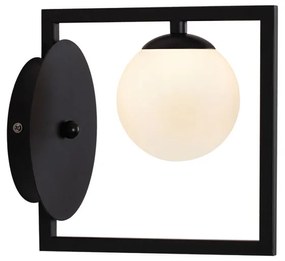 Απλίκα Τοίχου Aca Quadro OD91221W Black