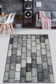 Χαλί Brick Djt 286CHL6066 Grey Conceptum Hypnose 80X100cm