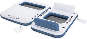 Bestway Πλωτό Νησί Hydro-Force 2 τμχ. 269 x 182 x 67 εκ Λευκό και Μπλε
