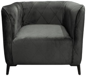 Πολυθρόνα Cube Fylliana Ανθρακί 80x72x70 εκ. 80x72x70 εκ.