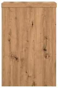 vidaXL Βάσεις Φυτών 2 τεμ. Αρτισιανή Δρυς 25x25x35 εκ. Επεξ. Ξύλο