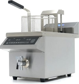 Deep Fryer - 8L - 1 Basket - Induction - Lift System - with Drain Tap