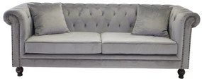 Καναπές chesterfield Dallas 255, Αριθμός θέσεων: 3, 217x88x80cm, 51 kg, Ταπισερί, Πόδια: Ξύλο, Μερικώς συναρμολογημένο, Ξύλο: Πεύκο | Epipla1.gr