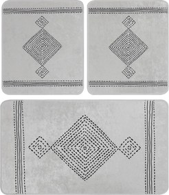 Bathmat Set (3 Pieces) Tatiana Multicolor