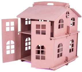 Intra απο ξύλο plywood 3mm-4mm πάχος - Μοντέλο σπιτιού για παιδιά Δίασταση 30x30 cm Intraeaxys-pok34087