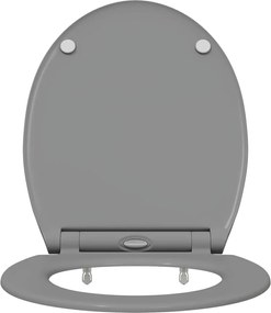 vidaXL Λεκάνη Γκρι 47 x 37,5 x 3,8 εκ Δυροπλάστ