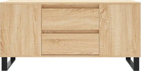 vidaXL Τραπεζάκι Σαλονιού Sonoma Δρυς 102x44,5x50 εκ. Επεξεργ. Ξύλο