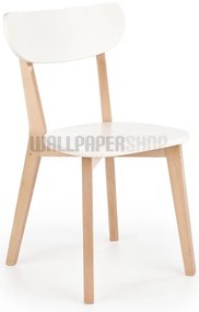 Καρέκλα Λευκή Ξύλινη 45x50x81