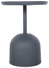 ΤΡΑΠΕΖΙ ΒΟΗΘΗΤΙΚΟ ΣΤΡΟΓΓΥΛΟ DELBEL HM4261.05 ΜΕΤΑΛΛΟ ΜΠΛΕ ΣΚΟΥΡΟ Φ39,5x53,5Υ εκ.