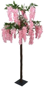Τεχνητό Δέντρο Γλυσίνια 7380-6 160cm Pink Supergreens Υαλοβάμβακας