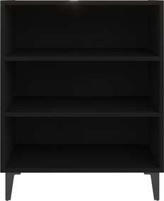 vidaXL Ραφιέρα Μαύρη 57 x 35 x 70 εκ. από Μοριοσανίδα