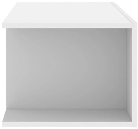 vidaXL Έπιπλο Τηλεόρασης με LED Λευκό 90x39x30 εκ.