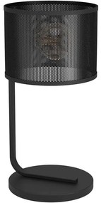 Φωτιστικό Επιτραπέζιο Manby 43797 Φ24x48,5cm 1xΕ27 40W Black Eglo Steel