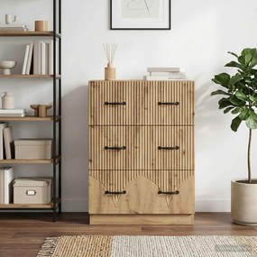 vidaXL Ντουλάπι με Συρτάρια 66 x 34,5 x 87 εκ. Επεξεργασμένο Ξύλο