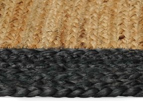 vidaXL Χαλιά χώρου Σκούρο Γκρι 80 x 150 cm Γιούτα
