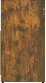 vidaXL Ντουλάπι Μπάνιου Καπνιστή Δρυς 60x33x60 εκ. Επεξεργασμένο Ξύλο