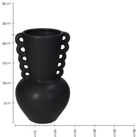Βάζο ArteLibre Μαύρο Κεραμικό 13.7x13.7x22cm