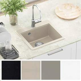 vidaXL Σιντρινο Μπεζ 470 x 440 mm Γρανίτης