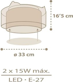 Baby Chick πλαφονιέρα (76876)